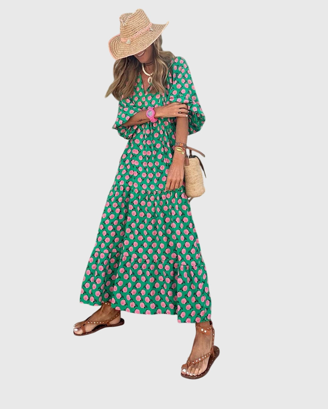 Zora | Boho Maxi Dress
