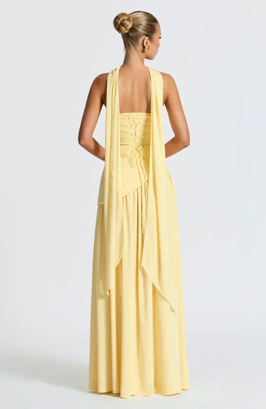 Emily | Women's Wedding Guest Asymmetric Maxi Dress